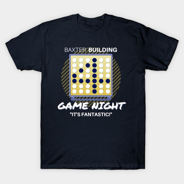 Baxter Building Game Night (light) T-Shirt by Damn_Nation_Inc